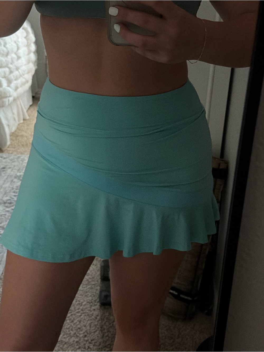 Aqua Active Skirt with Flounce